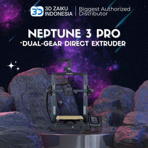Original ELEGOO Neptune 3 Pro Dual-Gear Direct Extruder 3D Printer